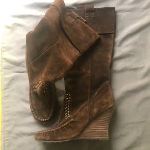 Sam Edelman moccasin style boots.